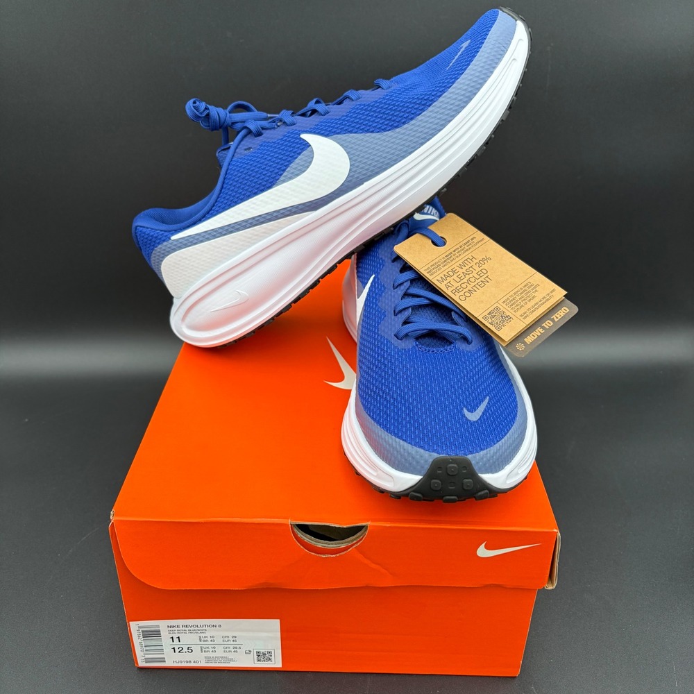 Nike Revolution 8 Deep Royal Blue White HJ9198 401 Mens 11 Running Shoes